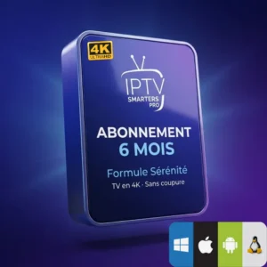Abonnement IPTV 6 mois formule Essentiel en 4K